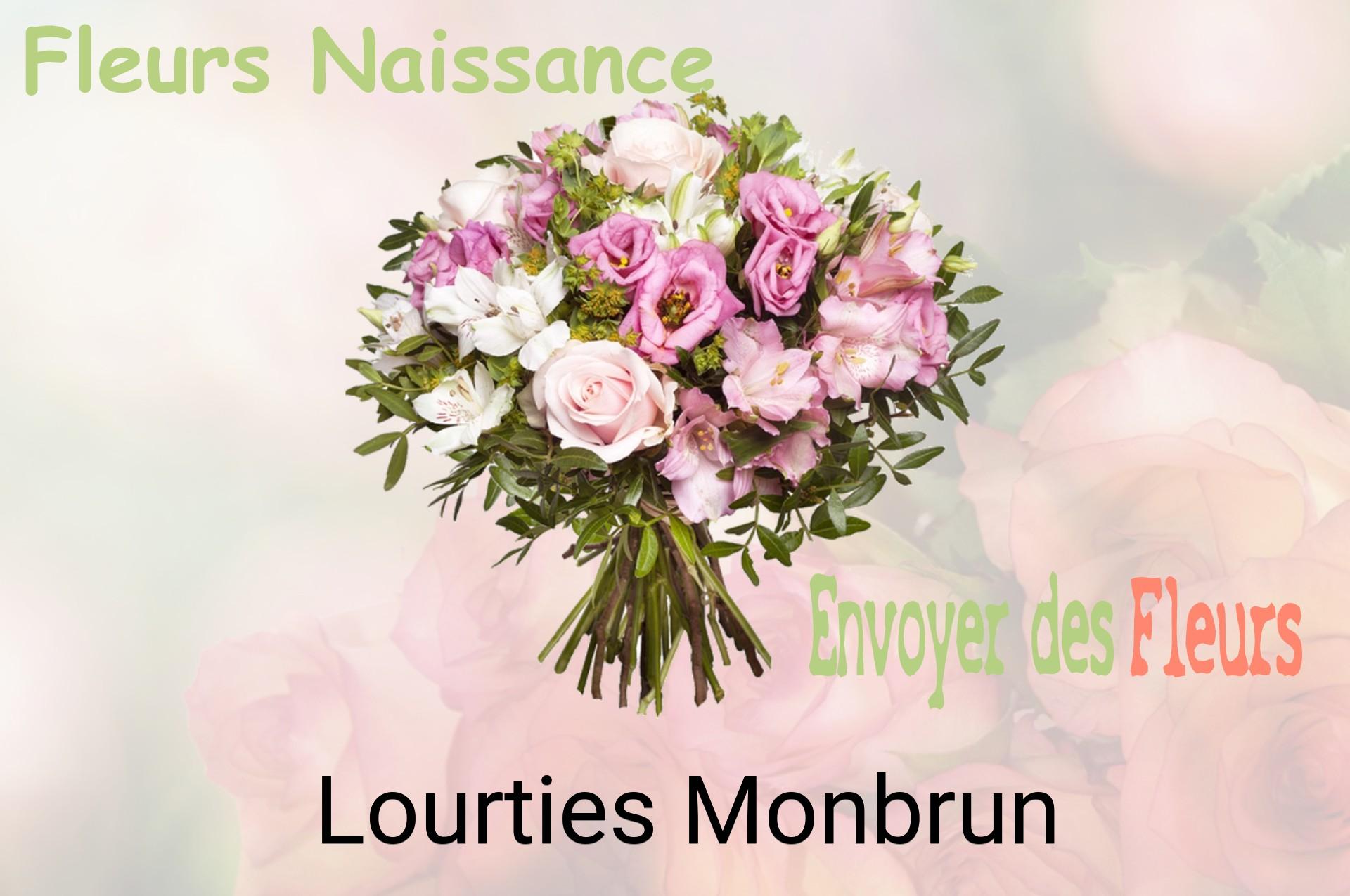 Bouquet de fleurs de naissance livré à Lourties-Monbrun